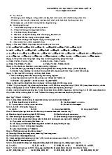 Đề cương ôn tập học kỳ 2 môn Hóa học Lớp 10 - Năm học 2018-2019